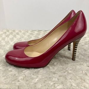 Kate Spade Women’s KAROLINA  Stripe Heel pump 9.5
